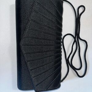 Elegant Black Clutch Bag SKU- PB022